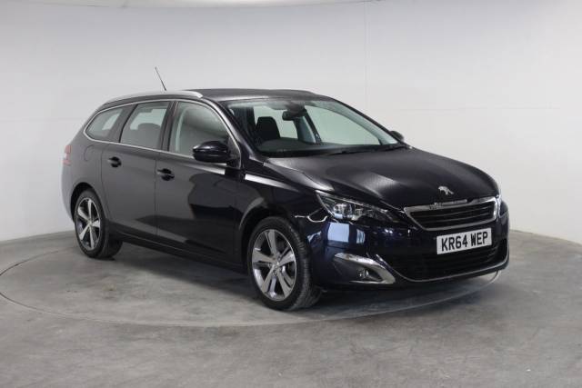 Peugeot 308 2.0 BlueHDi 150 Allure 5dr - HEATED LEATHER SEATS Estate Diesel Blue